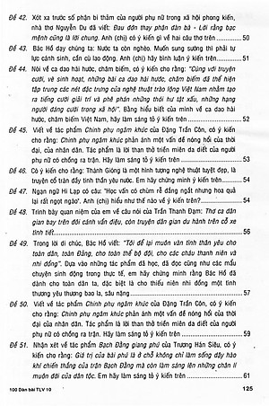 Sách 100 Dàn Bài Chi Tiết Làm Văn Lớp 10