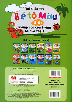 Sách Bé Tô Màu (2-6+) - Những Con Côn Trùng Bé Nhỏ - Tập 2