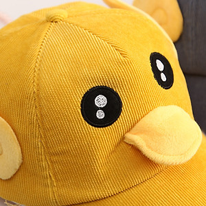 Mũ lưỡi trai vịt cho bé trai bé gái từ 1-7 tuổi vải nhung 5 màu