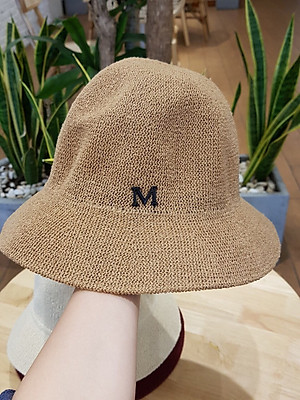 Mũ Cói Chữ M Phong Cách Hàn Quốc Siêu Hot