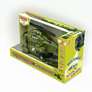 Đồ Chơi Duka: Trực Thăng Cứu Hộ Quân Sự DK 81207