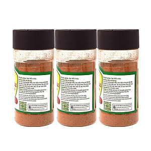 Combo 3 hũ Bột Điều Màu 60gr (60gr/hũ)