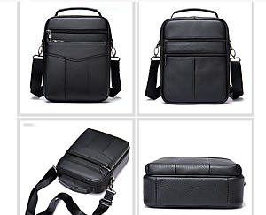 Túi đeo chéo nam 100% da bò thật cao cấp phong cách mới