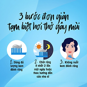 Combo 3 Kem đánh răng Closeup thơm mát bất tận tinh thể băng tuyết 230g