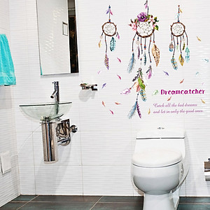 Decal dán tường Dreamcatcher Amy DKN78 - 2 bộ (105 x 200 cm)