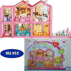 Mô Hình Nhà Búp Bê Cỡ Lớn Cho Các Bé Chơi Đồ Chơi Barbie