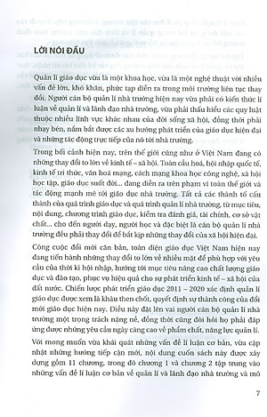 Quản Lí Và Lãnh Đạo Nhà Trường