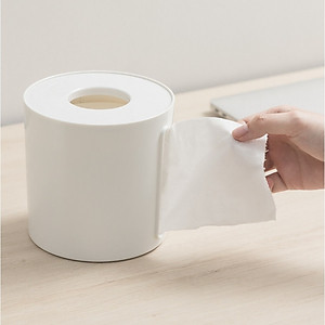 Hộp Đựng Khăn Giấy Chữ Nhật, Tròn Siêu Sang INOCHI chất lượng Nhật Bản - Tặng kèm khăn lau PaKaSa