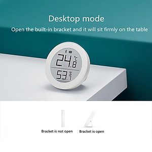 Nhiệt kế và độ ẩm kế điện tử Xiaomi Qingping BLE 5.0 hỗ trợ đo tự động tương thích với ứng dụng Mi Home