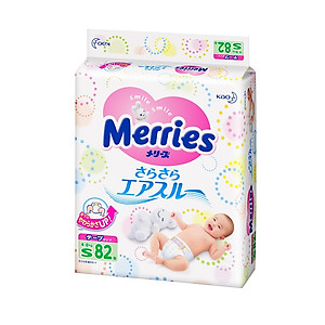 Tã Dán Merries S-82 (82 Miếng)