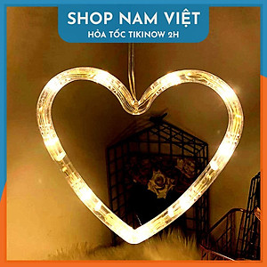 Dây Đèn Led Treo Hình Bông Tuyết, Chuông, Trăng Sao Trang Trí Giáng Sinh - Chính Hãng NAVIVU