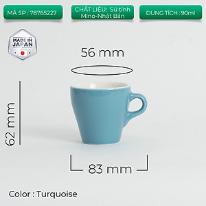 Ly sứ Origami Espresso Cup 90ml uống trà cà phê