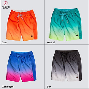Quần Đùi Nam Đi Bơi FASVIN S21463.HN Vải Gió Đẹp In Thăng Hoa Hàng Nhà Máy Chất Lượng Cao