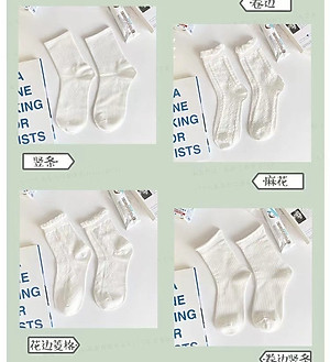 SET 5 ĐÔI TẤT VỚ NƠ NỮ DỄ THƯƠNG MÃ 50 DÀNH CHO NỮ