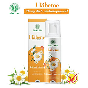 Dung Dịch Vệ Sinh Phụ Nữ Bảo Linh Habeme 100ml - Chiết Xuất Từ Thiên Nhiên, Dạng Tạo Bọt, Dưỡng Ẩm, Giúp Khử Mùi, Nấm Ngứa