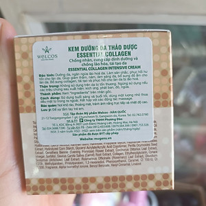 Kem dưỡng da Welcos Essential Collagen Intensive Cream tăng cường đàn hồi và chống lão hóa da 60g
