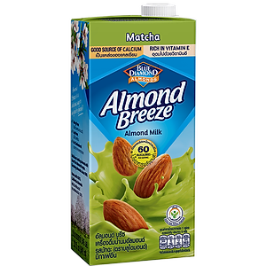 Sữa Hạt Hạnh Nhân ALMOND BREEZE vị Matcha Hộp 946ml