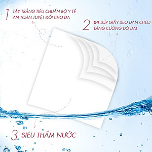 Combo 5 Giấy ăn Slisoft Trắng tự nhiên đa năng,khăn giấy rút không chất tẩy trắng an toàn cho cả gia đình