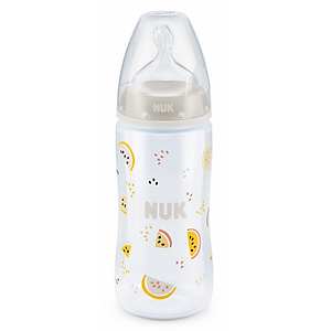 Bình Sữa Nhựa PP 300ml Núm Ti Silicone S1 Nuk NU66133 (Size M) - Màu Ngẫu Nhiên