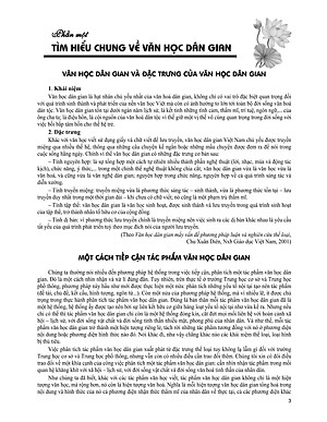 Sách - Vẻ Đẹp Của Văn Học Dân Gian (THEO CHƯƠNG TRÌNH GIÁO DỤC PHỔ THÔNG MỚI) Dùng Chung Cho 3 Bộ Sách Khối THCS & THPT 