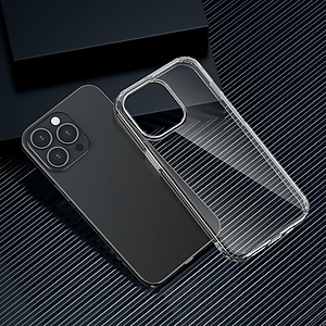 Ốp lưng chống sốc trong suốt cho iPhone 14 Pro Max (6.7 inch) hiệu Rock Space Protective Case siêu mỏng 1.5mm độ trong tuyệt đối, chống trầy xước, chống ố vàng, tản nhiệt tốt - hàng nhập khẩu