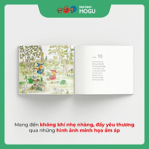 Truyện Ehon bé 3-4-5 tuổi - Bài ca 12 tháng của Gư-ri và Gư-ra