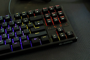 Bàn phím cơ chơi game có dây E-Dra EK3287 - Led Rainbow - E-dra Switch - Hàng chính hãng