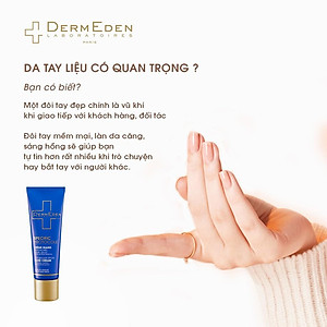 Kem dưỡng da tay làm mềm da và mờ đốm nâu DERMEDEN ANTI-BROWN SPOTS HAND CREAM Niacinamide 5%+ HA 1% 50ml