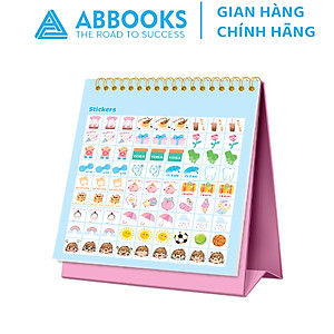 Lịch Để Bàn Mini 2026 – Bộ 5 Cuốn Lịch Có Note Kèm Sticker Trang Trí Dễ Thương (9x10.5cm) Bộ 5 Cuốn
