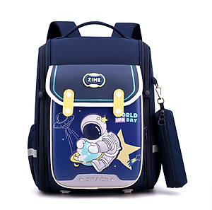 Balo học sinh cấp 1 và 2 siêu nhẹ chống gù chống nước cao cấp phong cách nhật bản