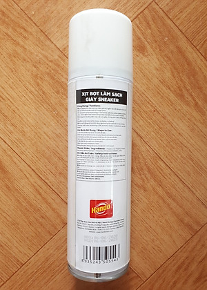  [Sạch giày nhanh] Chai xịt bọt làm sạch giày dép SNEAKER 300ml siêu sạch