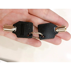 Ổ khóa đĩa hợp kim nhôm (cốt khóa inox) chống trộm dùng được cho mọi loại xe máy gồm 1 ổ khóa và 2 chìa khóa - Chính hãng (màu giao ngẫu nhiên)