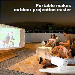 Máy Chiếu WiFi Android Di Động P30M 4K Wifi 6 Bluetooth 5.0 Kết Nối Điện Thoại Máy Tính Xem Trực Tiếp Bóng Đá Youtube