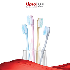 Bàn Chải Đánh Răng LIPZO Flex Khay Công Nghệ Lông Chỉ Tơ Nha Khoa Dành Cho Người Lớn