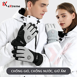 Găng tay nam nữ giữ ấm eXtreme GT2201 bao tay giữ ấm chống gió, chống nước, cảm ứng điện thoại