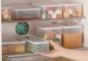 Hộp Nhựa Đựng Thực Phẩm Inomata Natural Pack Nhiều Dung Tích Dùng Được Trong Lò Vi Sóng