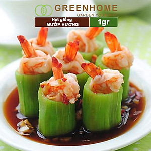 Hạt Giống Mướp Hương Greenhome, Gói 1gr~10 Hạt, Dễ Trồng Quanh Năm, Nảy Mầm Cao, Thu Hoạch Nhanh, Năng Suất Cao T16