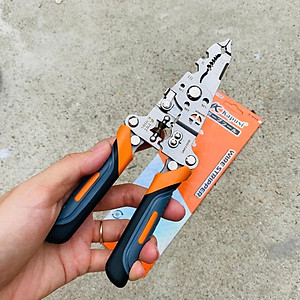 Kìm Tuốt Dây Đa Năng 12 trong 1 Kapusi Japan - Cắt, Uốn, Tuốt Dây Chuyên Dụng K9105