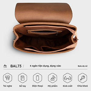 Balo Lata ( Thời trang nữ công sở cỡ lớn - Balo da BAL73 )