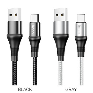 Cáp Sạc Nhanh 3A Hoco X50 Type-C Cho Samsung, Xiaomi, Oppo, Android,... Cáp Dây Dù Siêu Bền - Hàng Chính Hãng