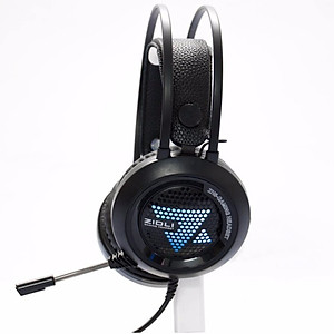 Tai nghe cao cấp Zidli ZH6 LED giả lập 7.1 (đen) - Hàng Chính Hãng