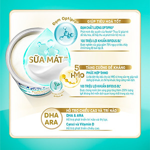 Bộ 3 lon Sữa bột NAN OPTIPRO PLUS 4 Nestle Bé 2-6 tuổi 800g/lon Giúp tiêu hóa tốt