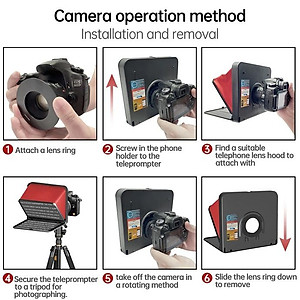 Máy nhắc chữ Teleprompter TC7 Lensgo Hàng Chính Hãng