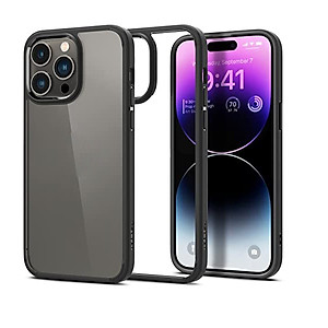 Ốp lưng chống sốc viền cao su cho iPhone 14 Pro Max (6.7 inch) thiết kế mặt lưng trong suốt Hiệu Rock hybrid Protective Case (độ đàn hồi cao, bảo vệ toàn diện, tản nhiệt tốt) - hàng nhập khẩu