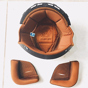 Lót nón bảo hiểm 3/4 Royal M139 gồm 1 lót và 2 ốp tai phiên bản mới