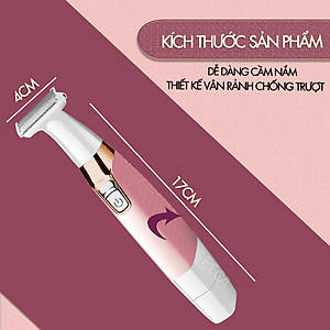 Máy cạo tẩy lông toàn thân Kemei KM-1900 chuyên dụng cạo lông nách, bikini, lông tay, chân,...- Hàng chính hãng