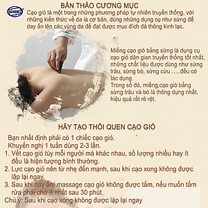 Cạo gió sừng đen (MH824) Masssage toàn thân, giúp tuần hoàn khí huyết - Chăm sóc sức khỏe