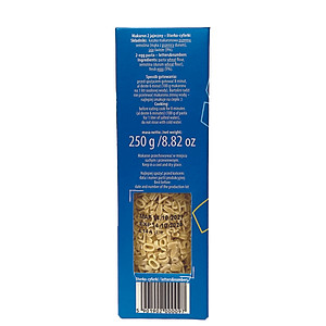 Mì nui cho bé hình chữ cái và số Bartolini 250g