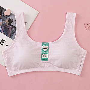 Áo Lót Nữ Học Sinh Ba Lỗ Cotton Thông Hơi Mút Liền 1376 – Êm Ái, Thoáng Mát