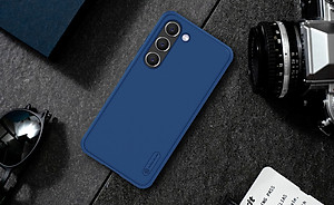 Ốp Lưng Dành Cho Samsung Galaxy S23 Ultra, S23 Plus, S23 Hiệu Nillkin Nhựa Sần Viền Dẻo Chống Sốc-Hàng Chính Hãng